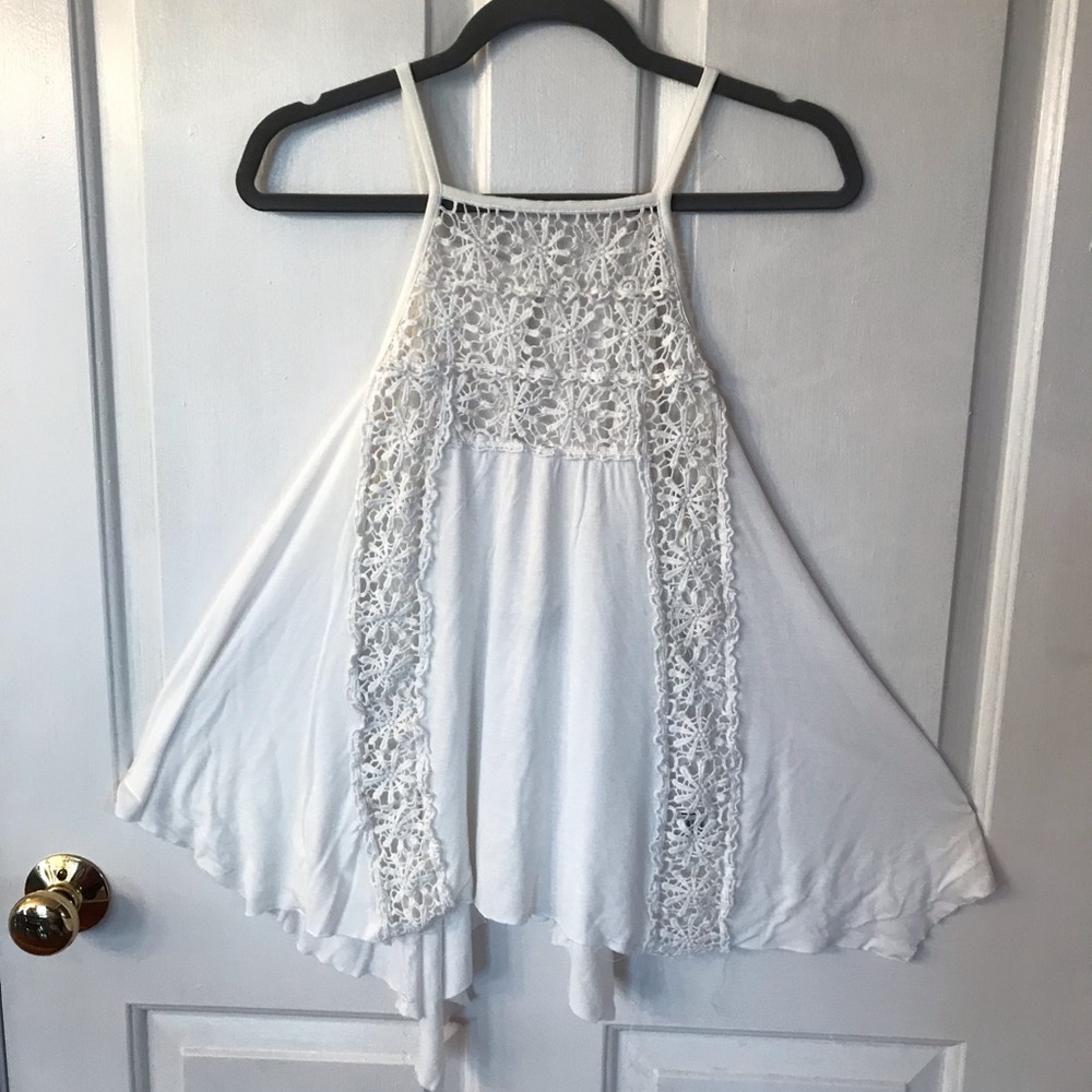 White dressy tank